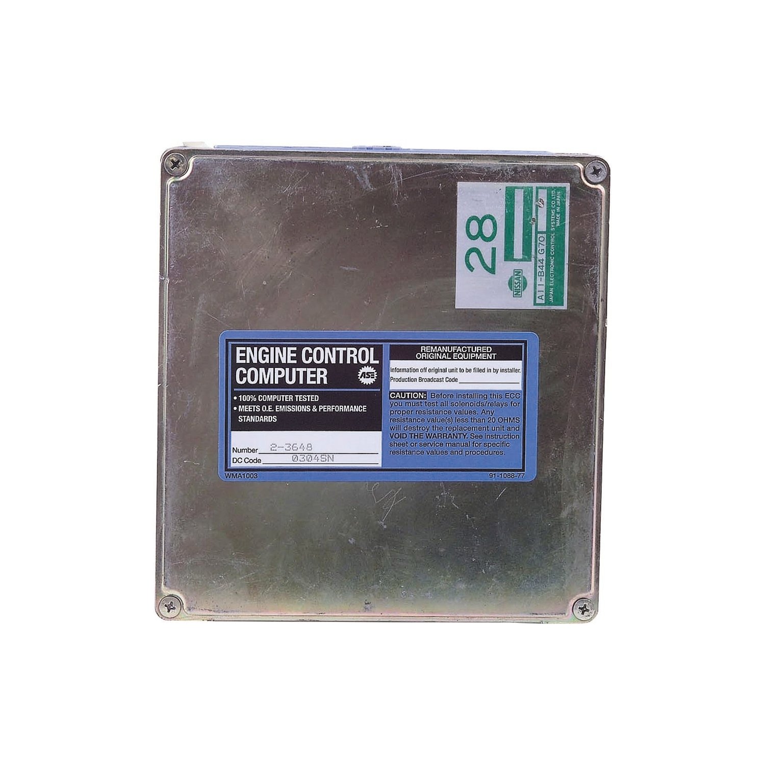 Cardone 72-3648 Remanufactured Import Engine Control Module (ECM) - Compatible with Select Honda & Acura Models | Perfect for Engine Performance & Fuel Efficiency Optimization