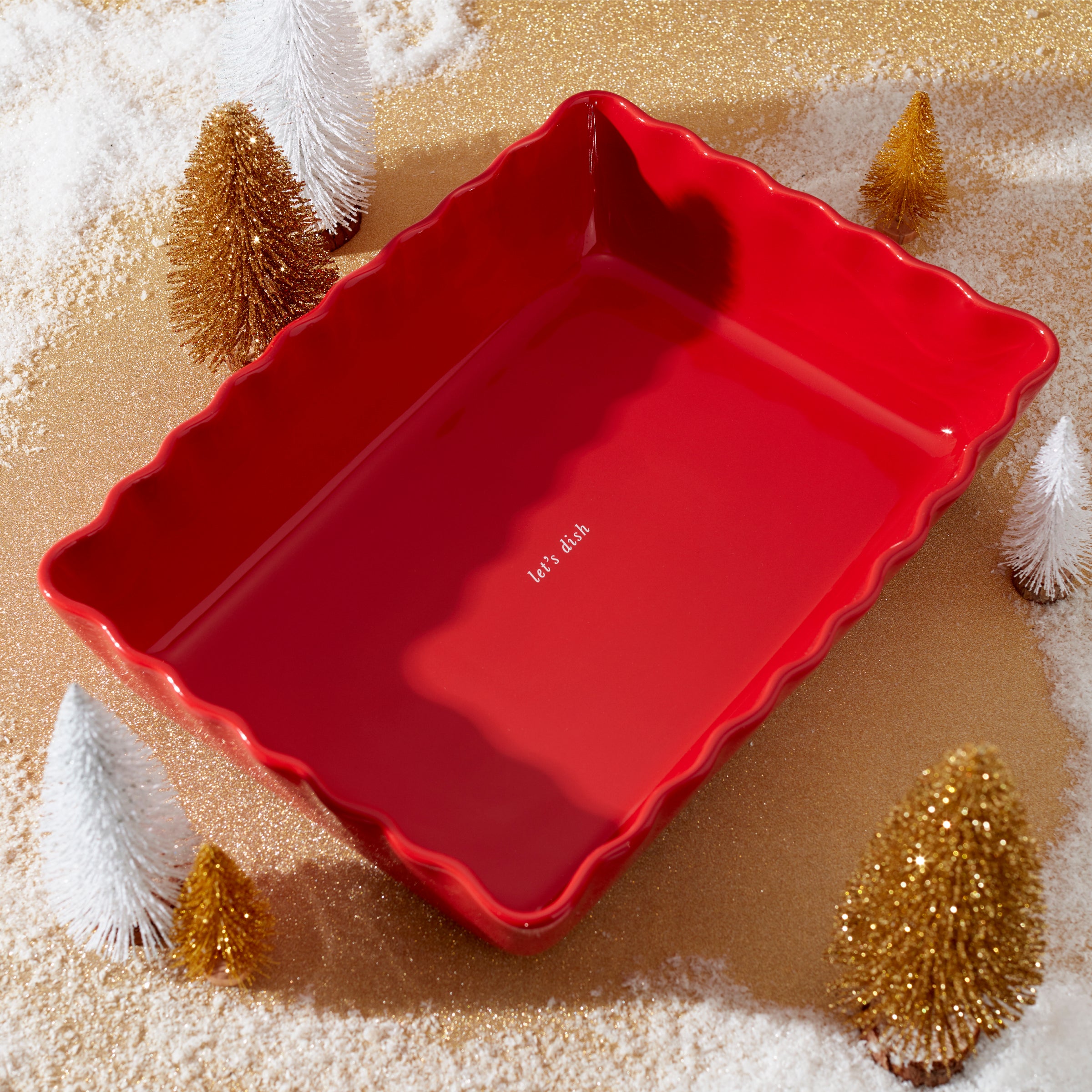 Premium Rectangle Baking Dish - Non-Stick Ceramic Oven Safe Pan for Casseroles, Lasagna & Brownies - Perfect for Family Dinners & Holiday Baking