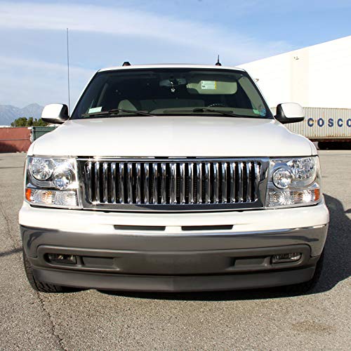 Spec-D Chrome Headlights for 1999-2006 Chevy Silverado & Suburban - Driving & Off-Road Use