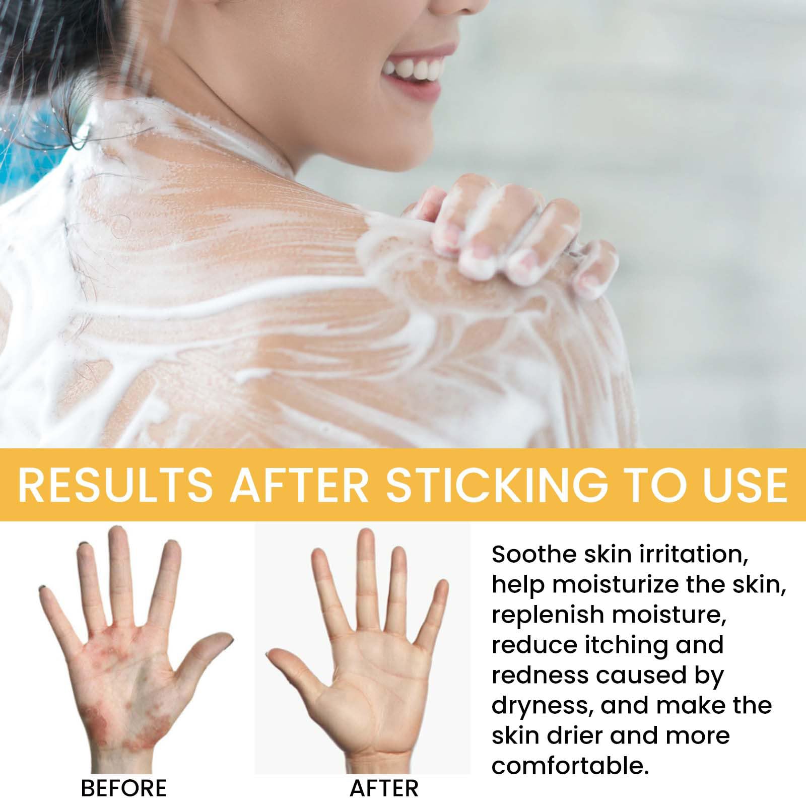 Honeys Moisturizing Shower Gel for Women - Hydrating Body Wash with Deep Cleansing & Grease Removal - Daily Use for Soft, Smooth Skin - Ideal for Dry Skin & Post-Workout Refreshment