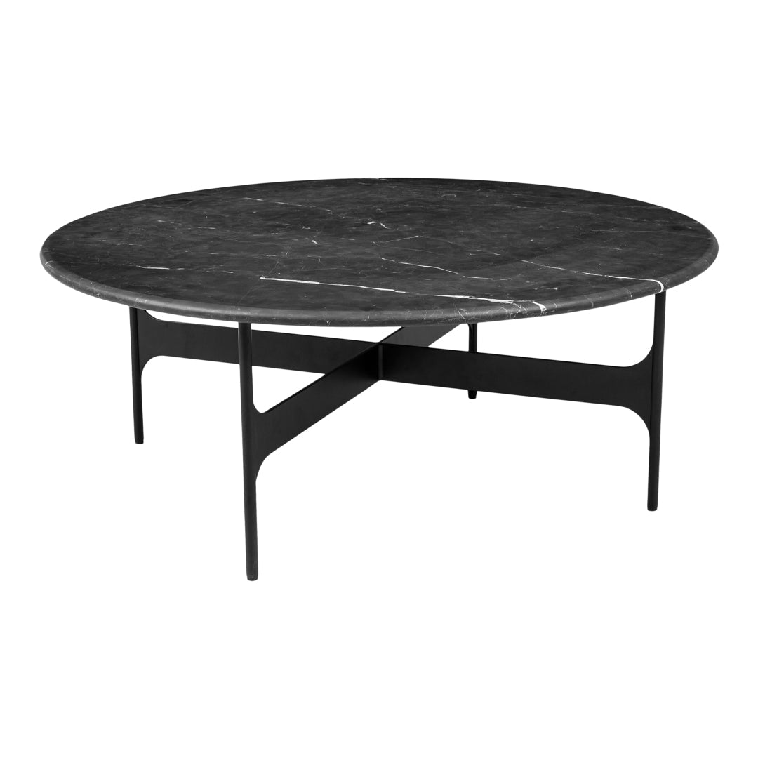 Floema Modern Round Coffee Table - 36 Inch Wooden Living Room Center Table for Small Spaces, Home Decor, and Cozy Gatherings