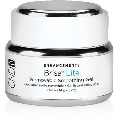 CND Brisa Lite Removable Smoothing Gel - Clear 0.5 oz | Professional Nail Strengthening & Smoothing Solution for Salon & Home Manicures