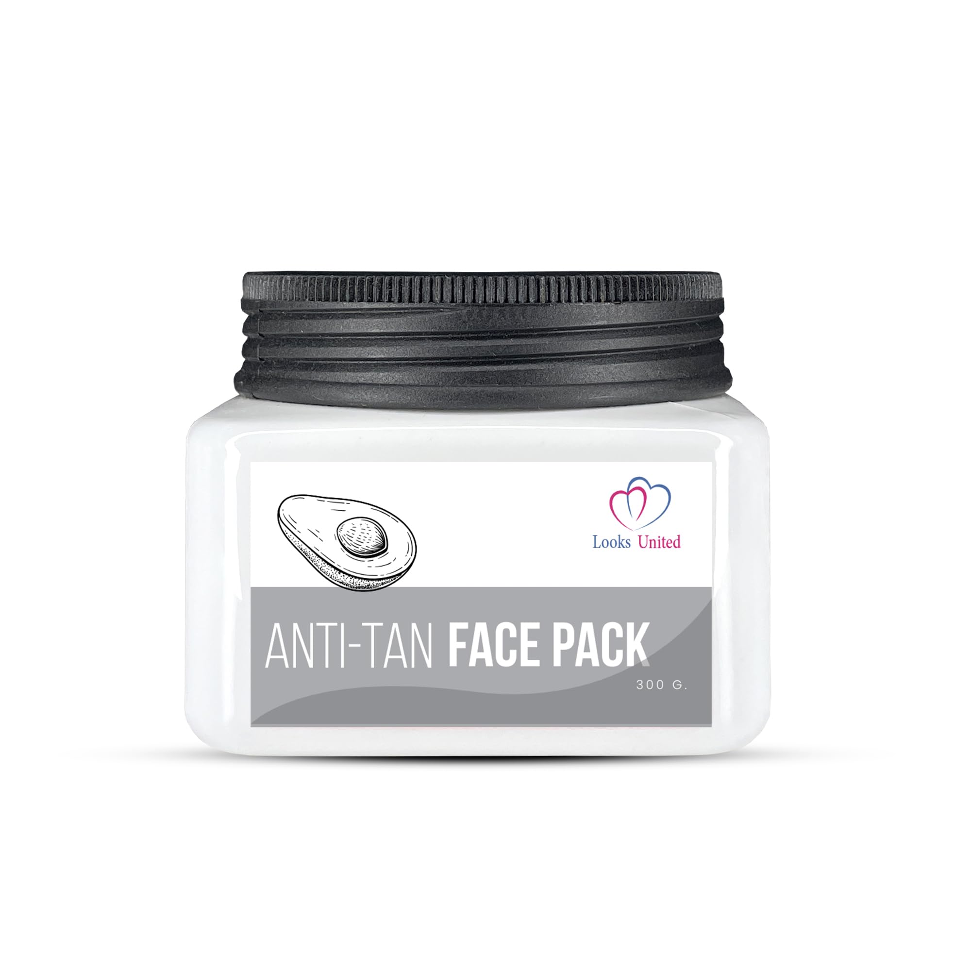 Best Anti-Tan Face Pack with Avocado & Multani Mitti - Brightening & Detoxifying Facial Mask for Glowing Skin | Perfect for Summer Skincare & Sun Damage Repair