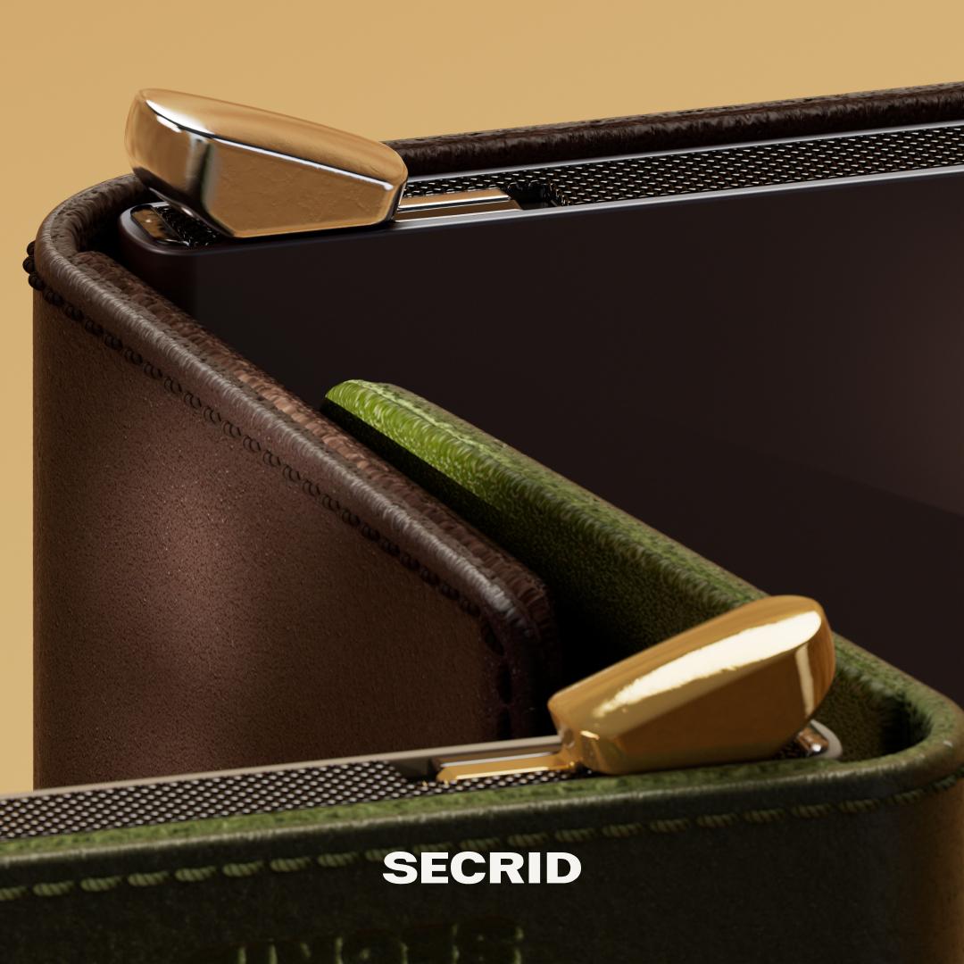 SECRID Premium RFID Blocking Mini Wallet in Dusk - Slim & Secure Card Holder for Travel, Business & Everyday Use