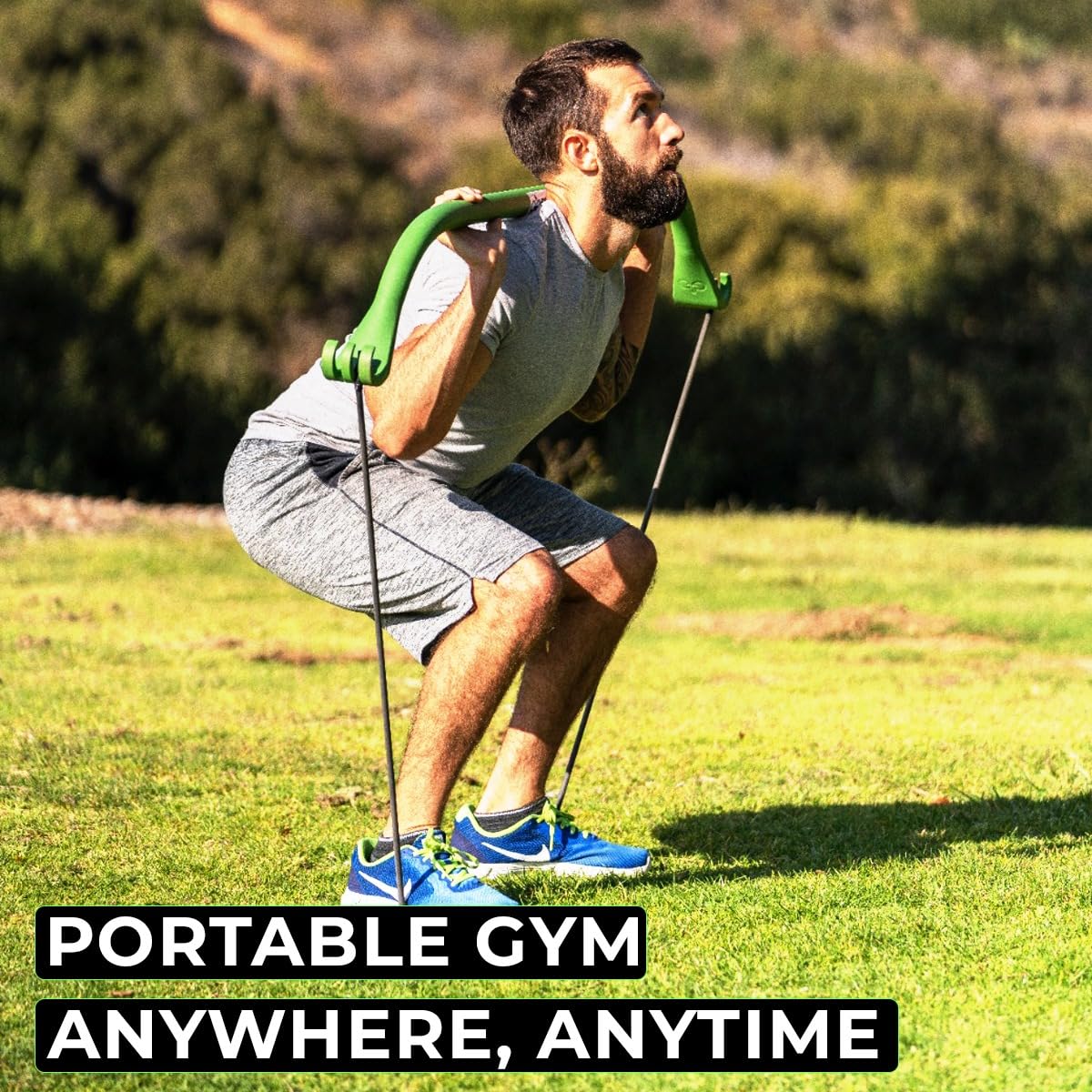 Travel Gorilla Bow Portable Home Gym System – All-in-One Strength Training Equipment for 100+ Workouts | Perfect for Travel, Home Gym & Outdoor Fitness | Compact & Versatile Exercise Gear for On-the-Go Training