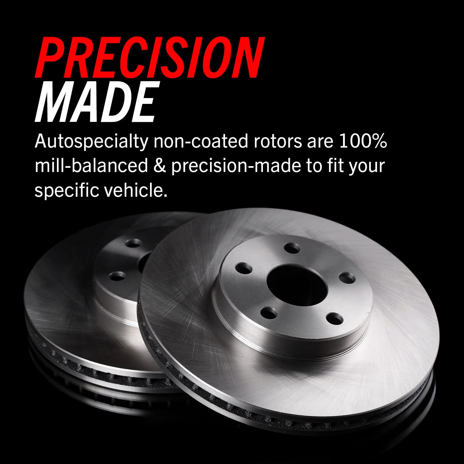 Power Stop EBR640 Rear Brake Rotor - High Performance Replacement for Smooth & Quiet Braking | Perfect for Daily Commuting & Highway Driving