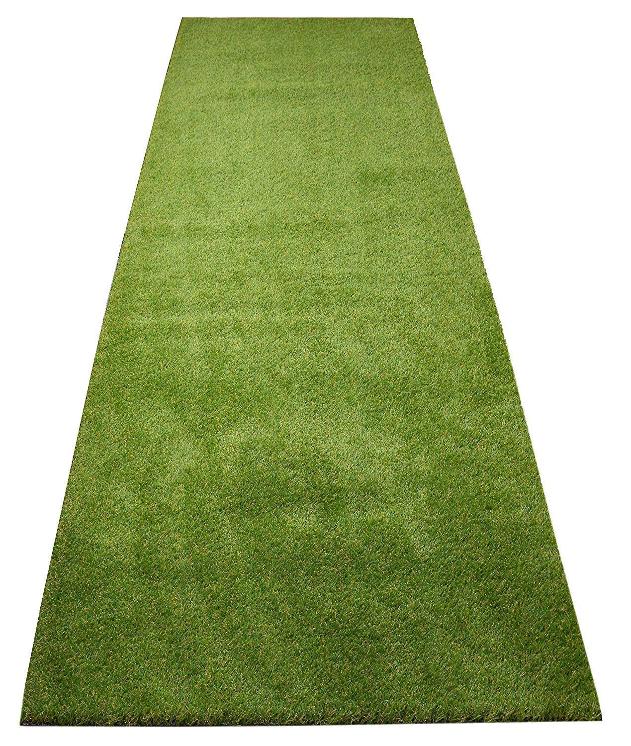 Premium Custom Size Artificial Grass Turf Rug - Indoor/Outdoor Synthetic Lawn Carpet with Drainage Holes - 39.5 Inch Wide x Up to 48 Feet (Green, 39½