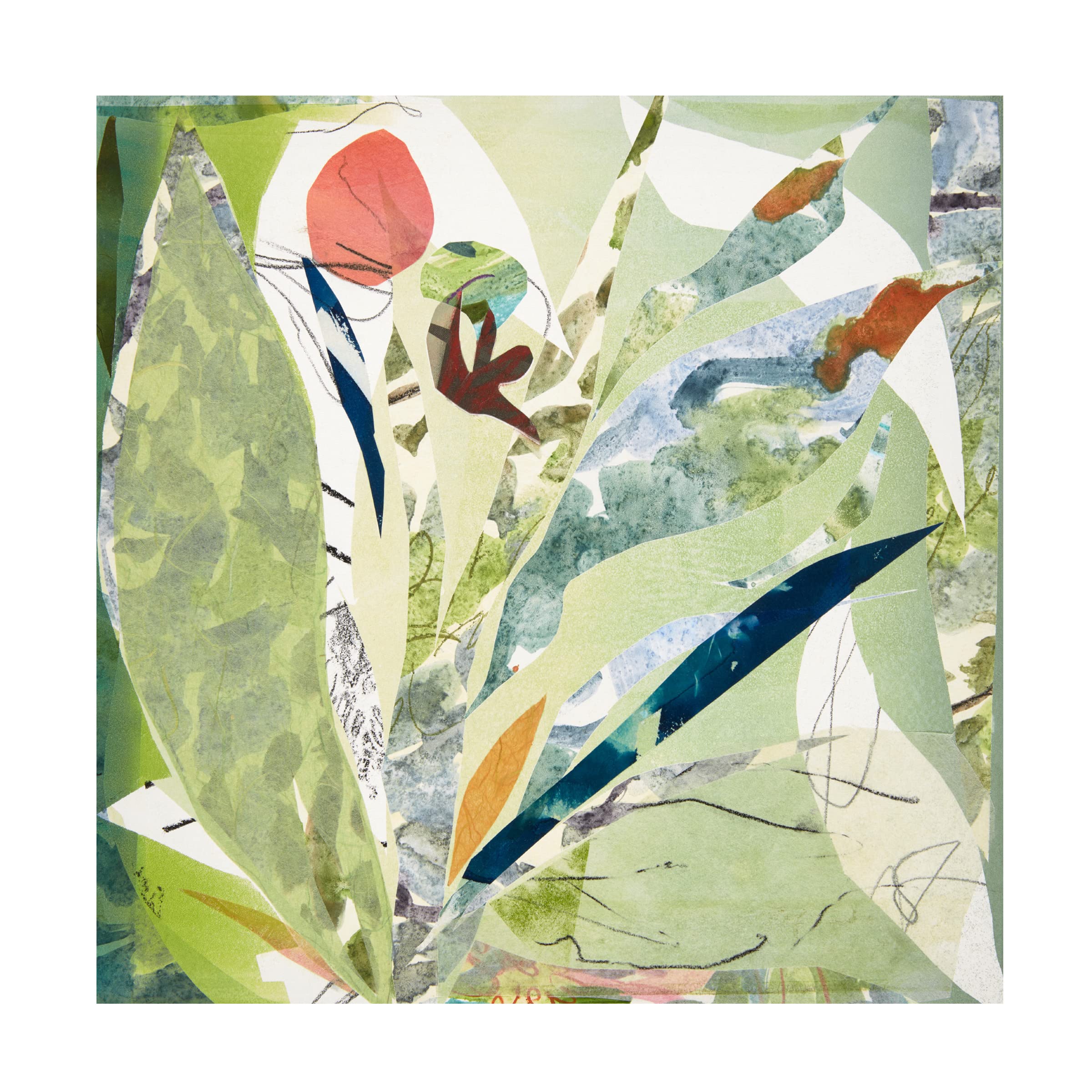 Trademark Fine Art 'Ilhabela' Canvas Wall Art Print by Cynthia MacCollum - Tropical Beach Landscape Painting for Living Room, Bedroom & Office Decor