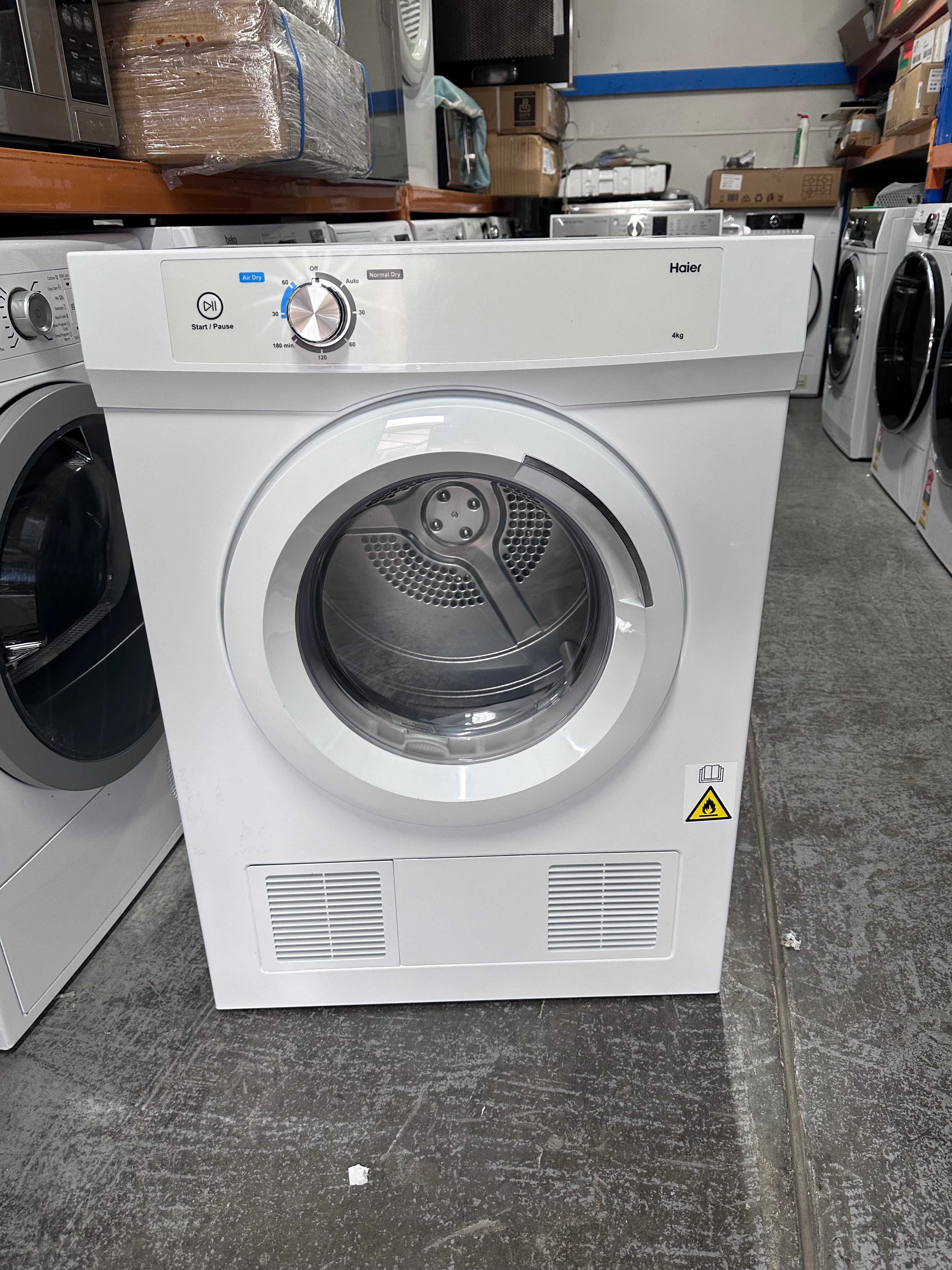 Haier 4kg Vented Sensor Dryer - Energy Efficient Laundry Appliance for Small Spaces | Perfect for Apartments, Dorms & RVs | Factory Second Quality