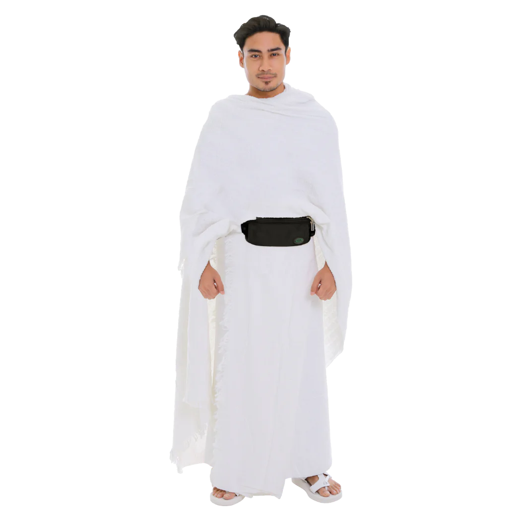 Hajj Umrah Medium Belt - Islamic Prayer Waist Pouch for Hajj Pilgrimage & Umrah Travel - Perfect for Carrying Essentials During Religious Journeys