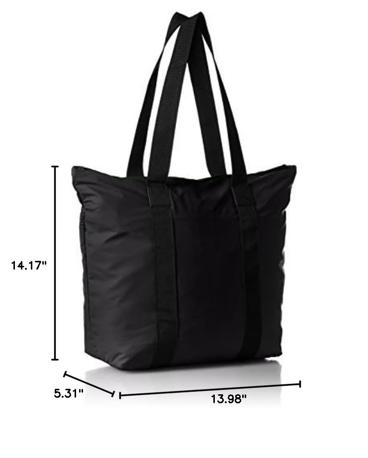 Rains Tote Bag Rush - Waterproof Black Shoulder Bag for Women & Men | Perfect for Work, Gym, Travel & Everyday Use