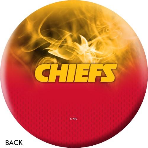 Official NFL Kansas City Chiefs Themed Bowling Ball - Perfect for Game Day Parties, Sports Enthusiasts & Collectors