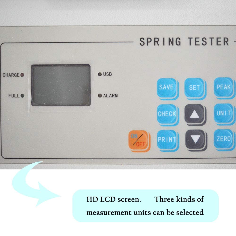 ETH-500 Digital Spring Tensile & Compression Tester - High Precision Force Measurement for Coil Springs, Rubber, Metal - Ideal for Quality Control Labs & Manufacturing Plants