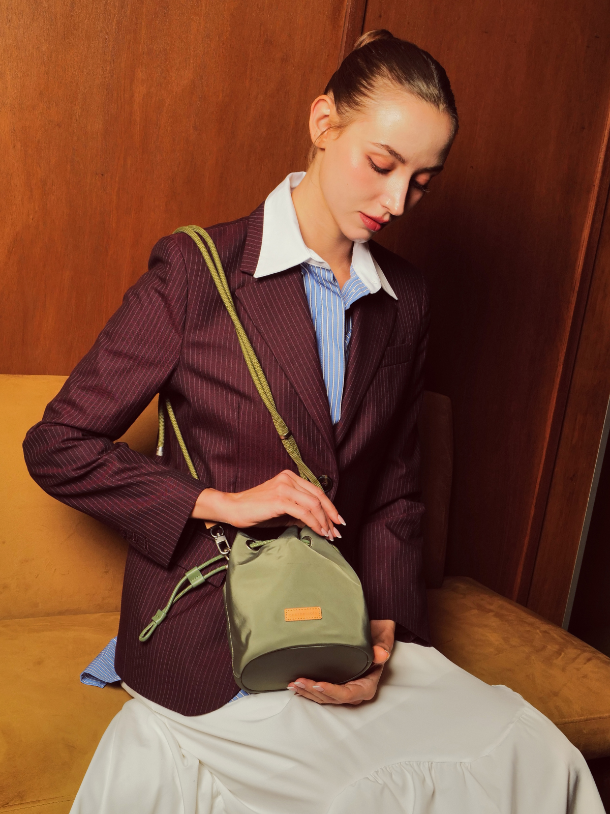 Money Bucket - Premium Olive Green Coin Bank for Savings | Perfect for Home, Office & Gift Giving