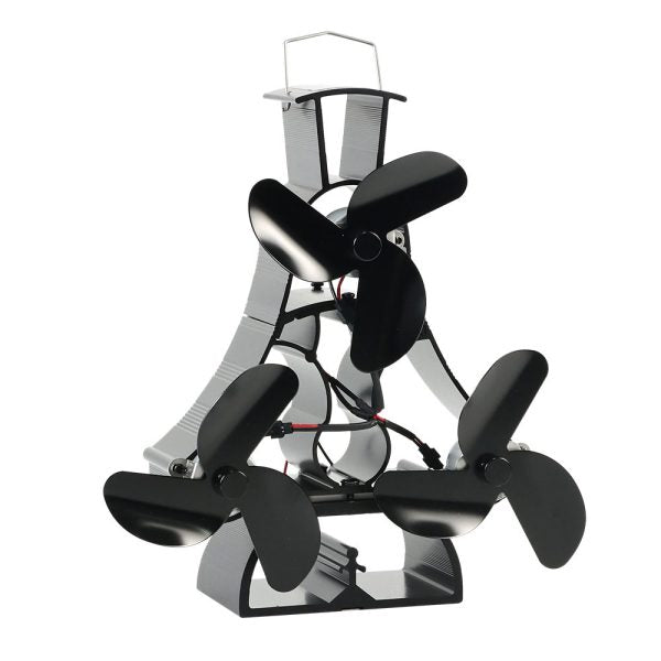 Efficient 9-Blade Heat Powered Wood Stove Fan - VDSF633RX - Perfect for Home Heating & Energy Savings