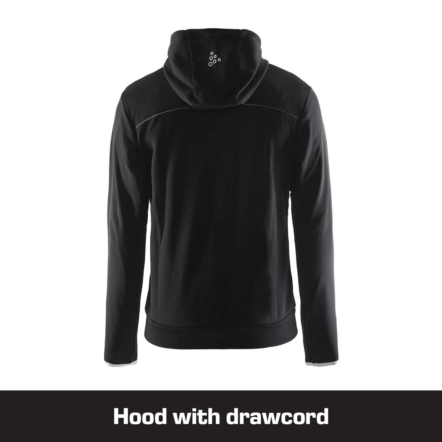 Craft Leisure Full-Zip Men's Hoodie Sweatshirt - Comfortable & Stylish Pullover for Casual Wear, Gym, and Outdoor Activities