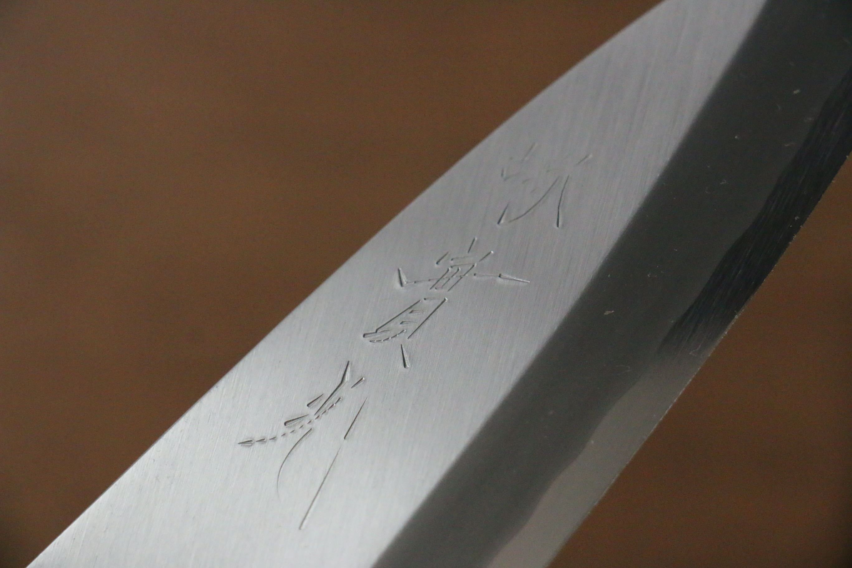 Premium Jikko Silver Steel No.3 Deba Knife 120mm - Japanese Professional Chef Knife with Shitan Handle for Sushi, Fish Filleting & Precision Cutting