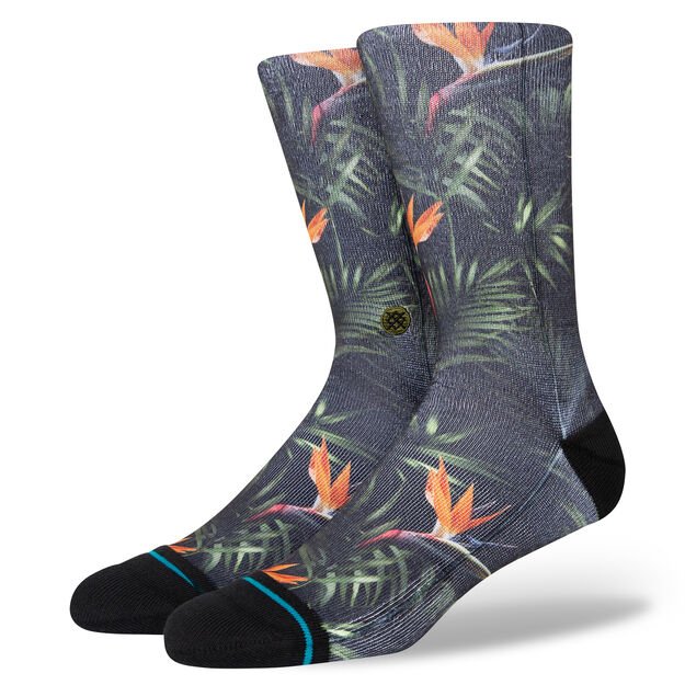 Men's Black Crew Socks - Soft Cotton Comfort for Everyday Wear - Paradis Brand - Final Sale - Perfect for Work, Gym & Casual Outfits