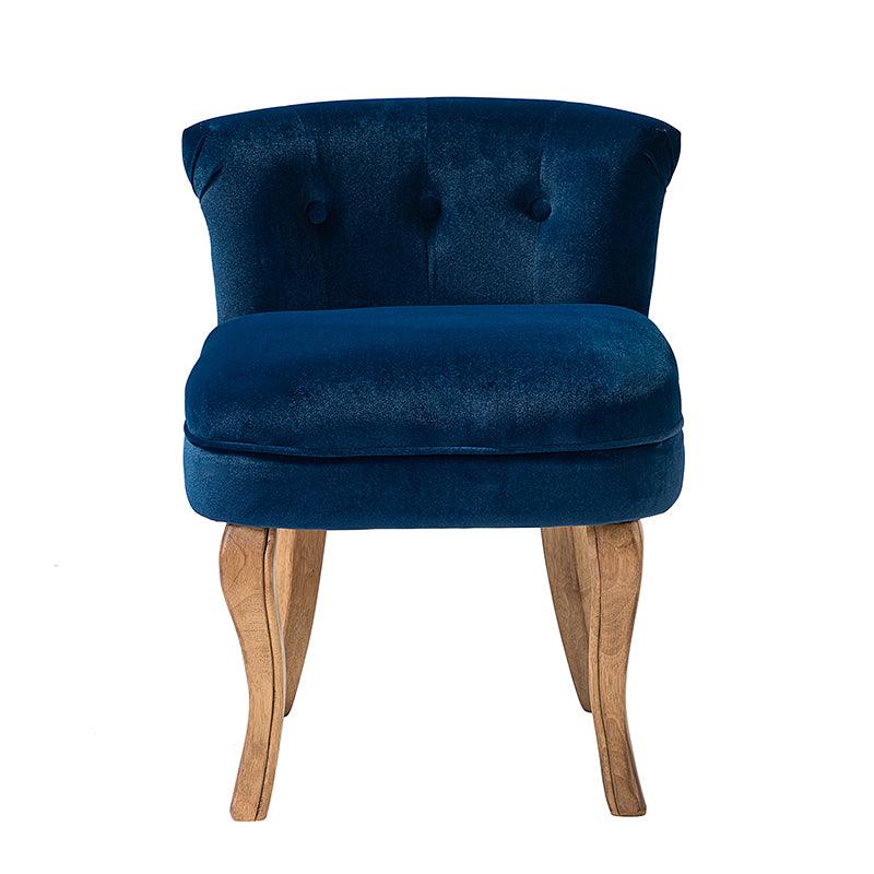 Moises Velvet Vanity Stool with Optional Types - Elegant Makeup Stool for Dressing Table, Bedroom & Bathroom