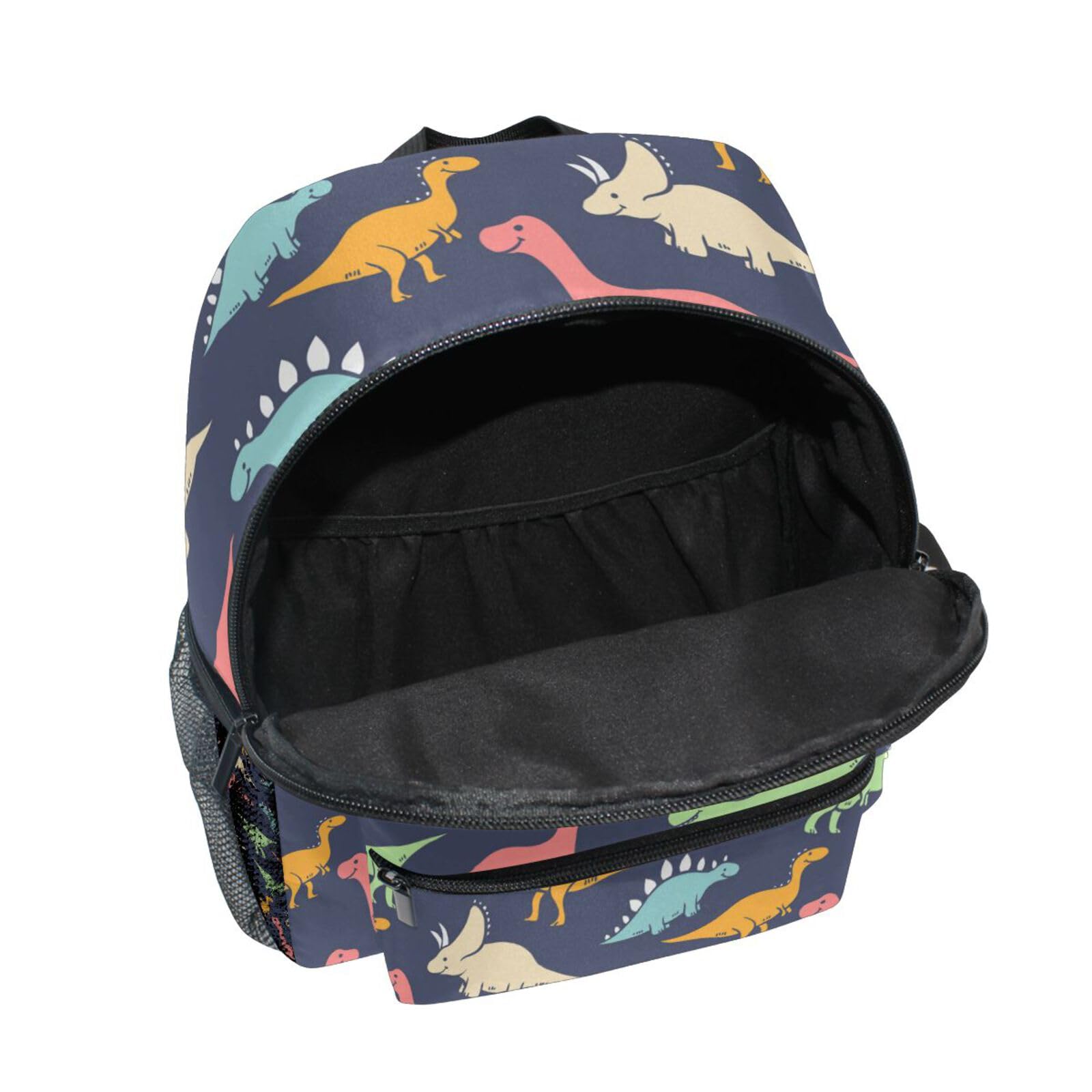Dinosaur Toddler Backpack for Kids - Lightweight Preschool & Kindergarten Book Bag, Cute Colorful Daycare Backpack for Travel, School & Toys - Durable & Practical for Boys & Girls