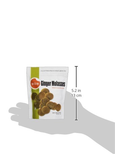 Gluten Free Ginger Molasses Cookies - 8 oz Pack | Vegan & Allergy Friendly Holiday Treats | Perfect for Christmas Baking, Gifts & Tea Time Snacks