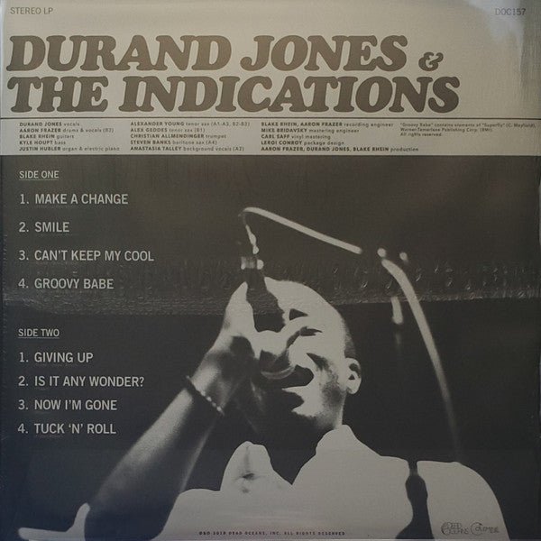 Durand Jones & The Indications Vinyl LP Album - Limited Edition 180g Reissue (Mint Condition) - Perfect for Jazz & Soul Music Collectors and Audiophiles