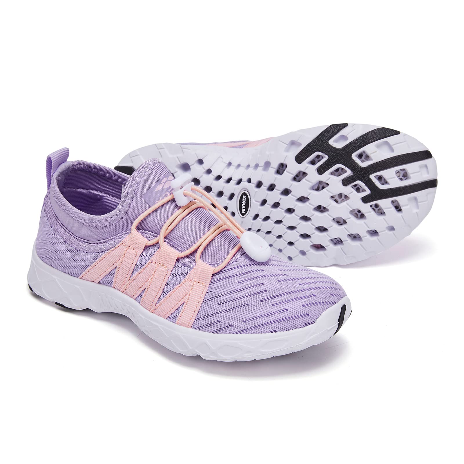 ALEADER Kids Quick Dry Water Shoes - Slip-On Design for Toddler, Little Kid & Big Kid - Lightweight & Comfortable for Beach, Pool & Outdoor Activities