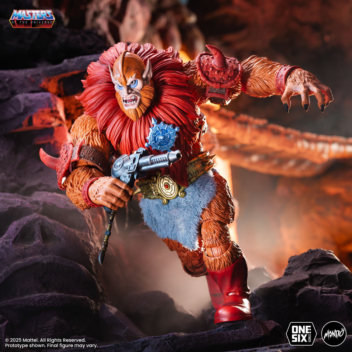 Masters of the Universe Beast Man 1/6 Scale Action Figure - Classic Variant Collectible Toy for Display & Play | Perfect for Fans, Collectors, and Home Decor