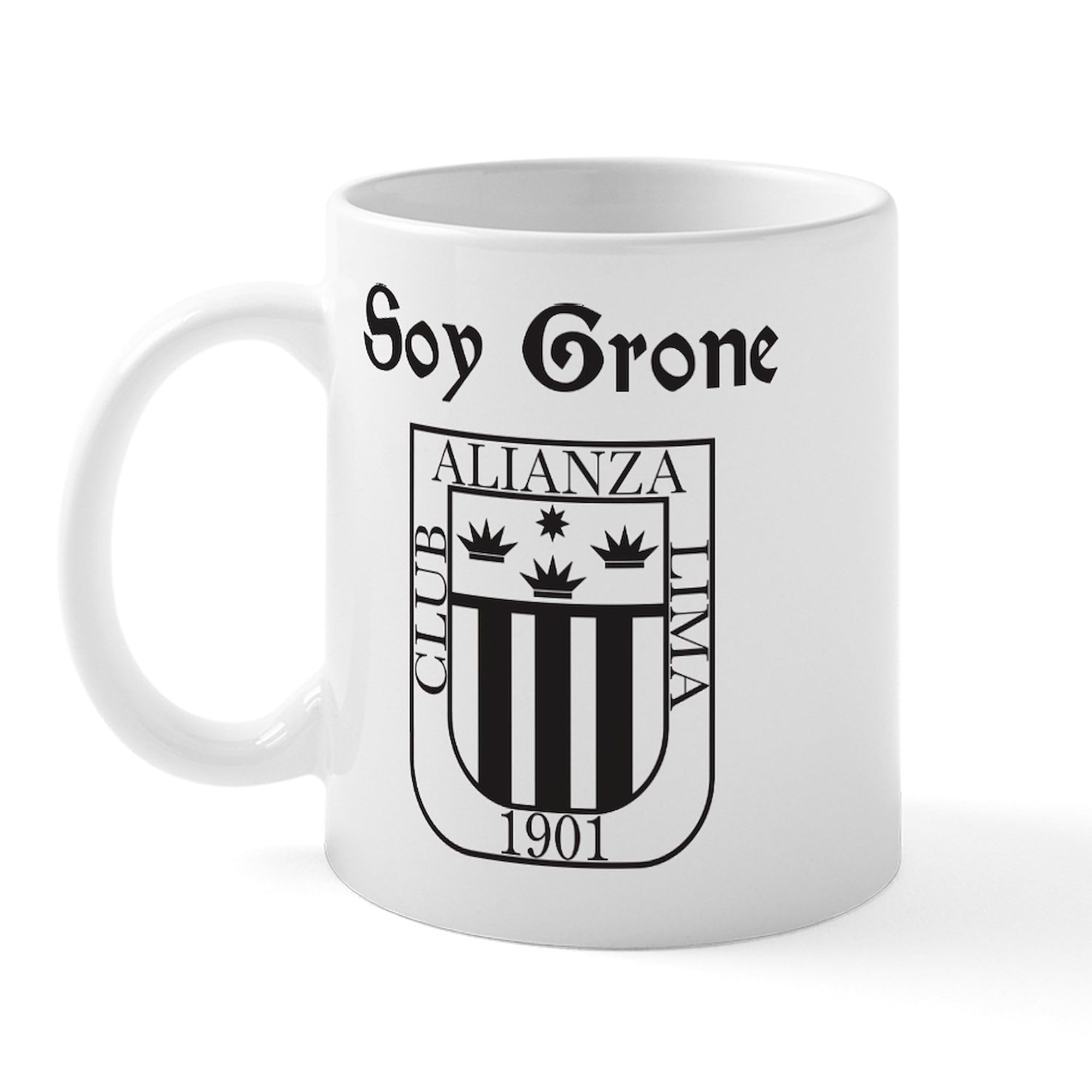 Alianza Lima 11 oz (325 ml) Ceramic Coffee Mug - Perfect for Hot & Cold Drinks, Office, Home & Gifts - Officially Licensed Soccer Fan Merchandise