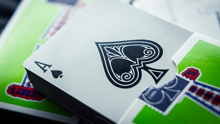 Vintage Green Jerry's Nuggets Playing Cards - Classic Casino Style for Poker, Magic Tricks & Card Games | Premium Collectible Deck for Cardistry & Game Nights