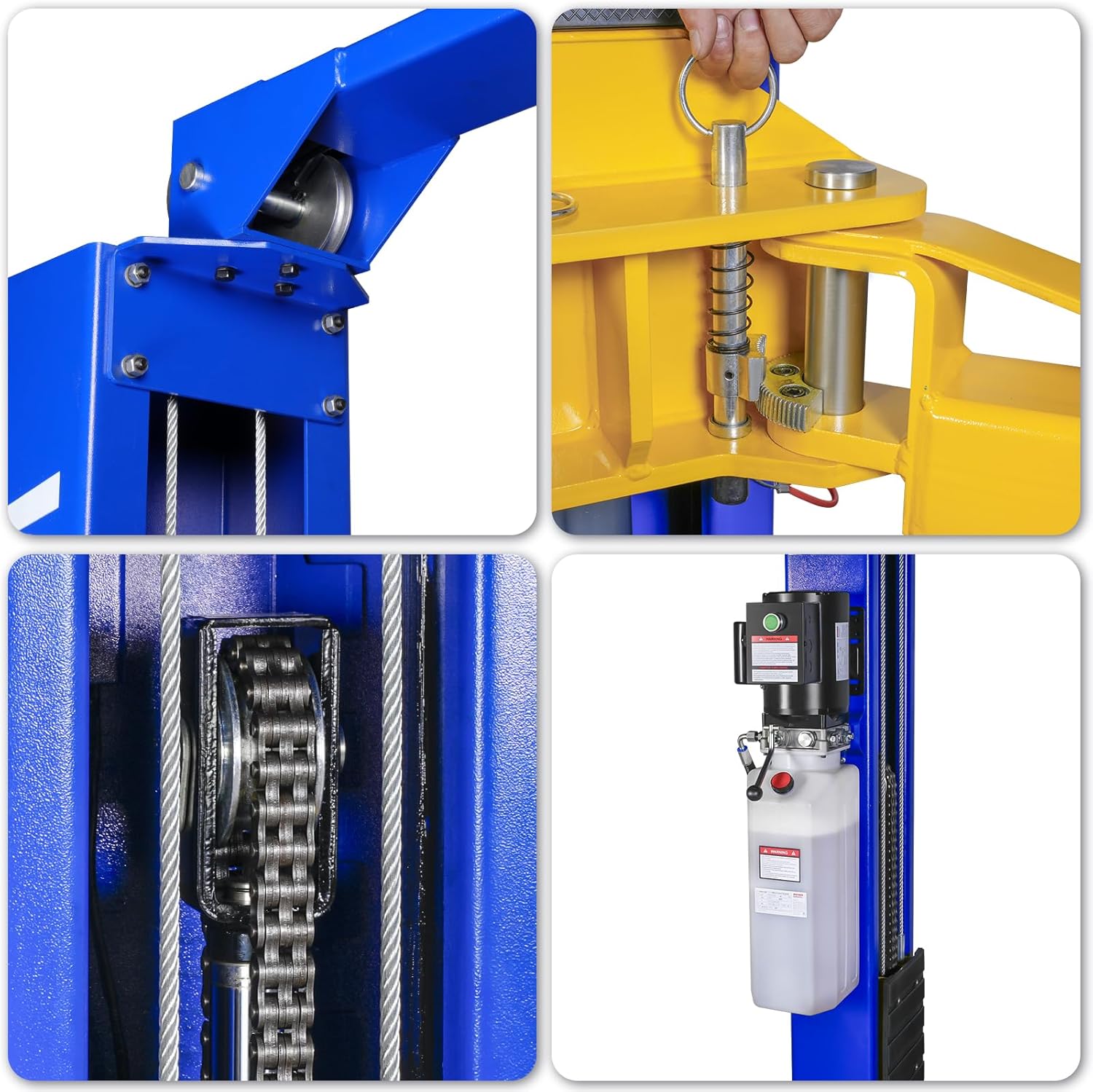 WEIZE 10000lbs 2 Post Car Lift with Double Point Release - Heavy Duty Overhead Auto Truck Tractor Lift for Repair Shops & Garages | Perfect for Vehicle Maintenance & Auto Repair Services