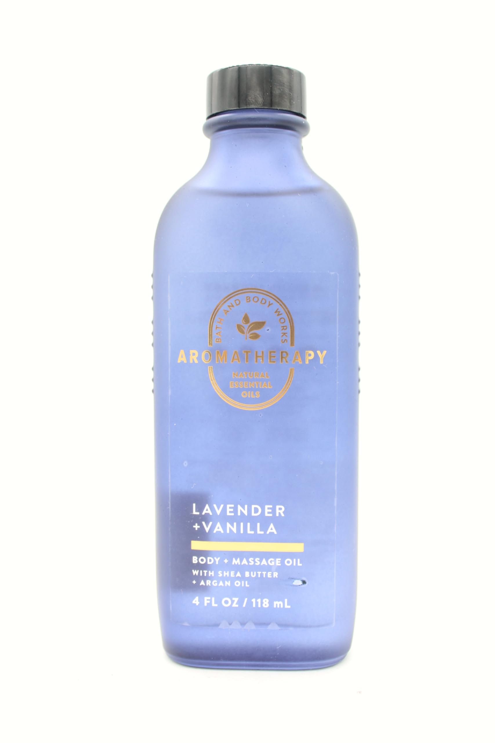 Lavender Vanilla Body & Massage Oil - 4 fl oz | Relaxing Aromatherapy Bath & Massage Oil for Stress Relief & Sleep Aid | Perfect for Spa Nights, Couples Massage & Self-Care Routines