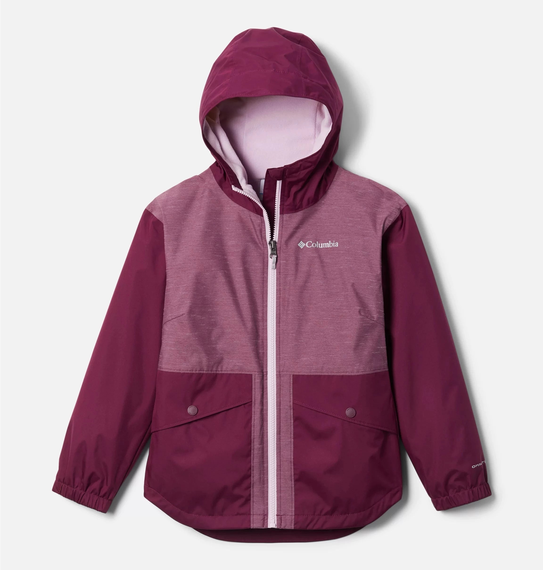 Columbia Marionberry Fleece Lined Waterproof Jacket for Women - Lightweight Raincoat for Hiking, Camping & Outdoor Adventures