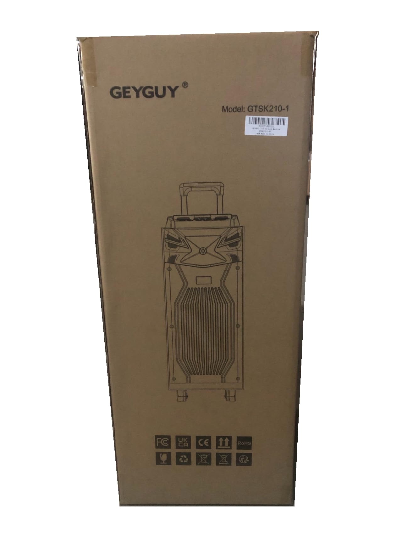 GTSK210-1 Professional Karaoke Machine with 10