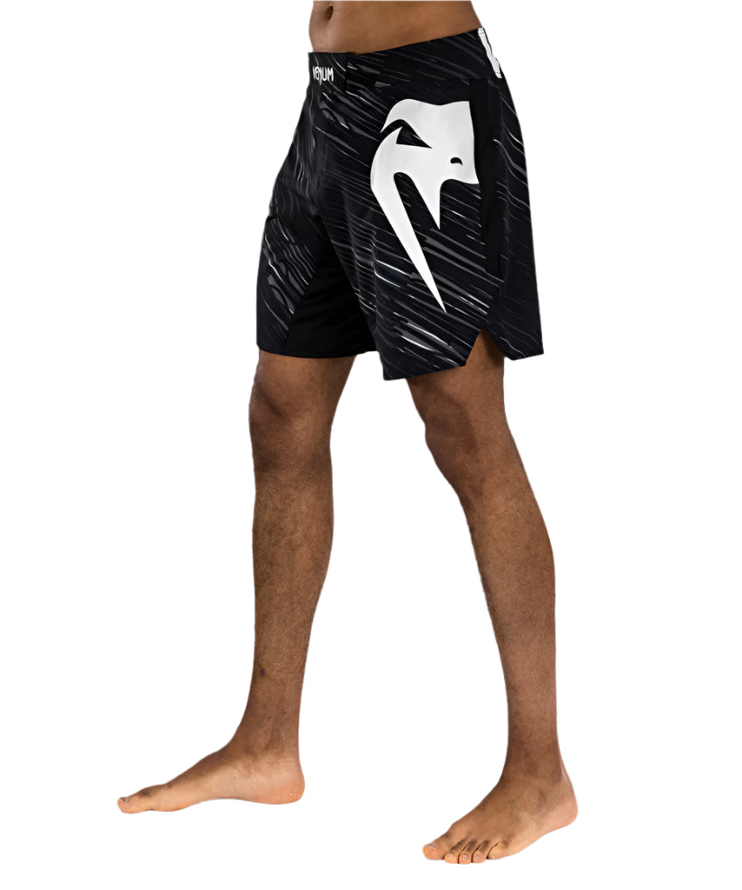 VENUM Rapid Light Black Storm MMA Shorts - Breathable & Flexible for Training, Boxing & MMA Fighting - Perfect for Gym Workouts & Combat Sports