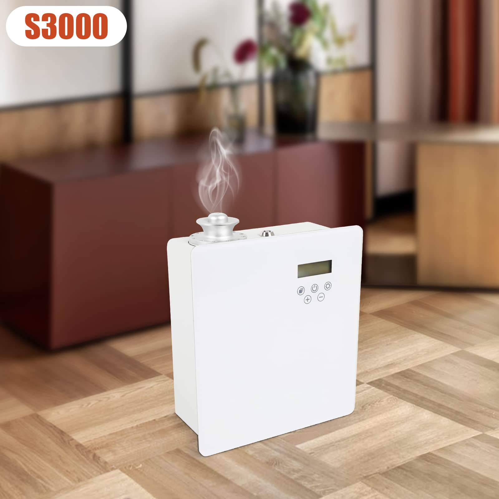 500ml Scent Air Machine - Aromatherapy Diffuser for Large Spaces | HVAC Waterless Essential Oil Diffuser System | White Fragrance Dispenser for Home, Office & Spa Relaxation