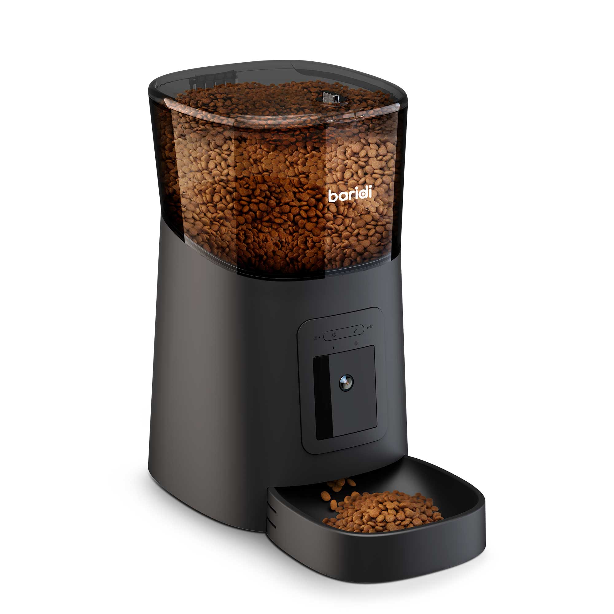 Smart Automatic Pet Feeder with HD Camera & 2-Way Audio - 6L Large Capacity - TUYA App Compatible - Perfect for Cats & Dogs - Keep Pets Fed While Traveling or at Work