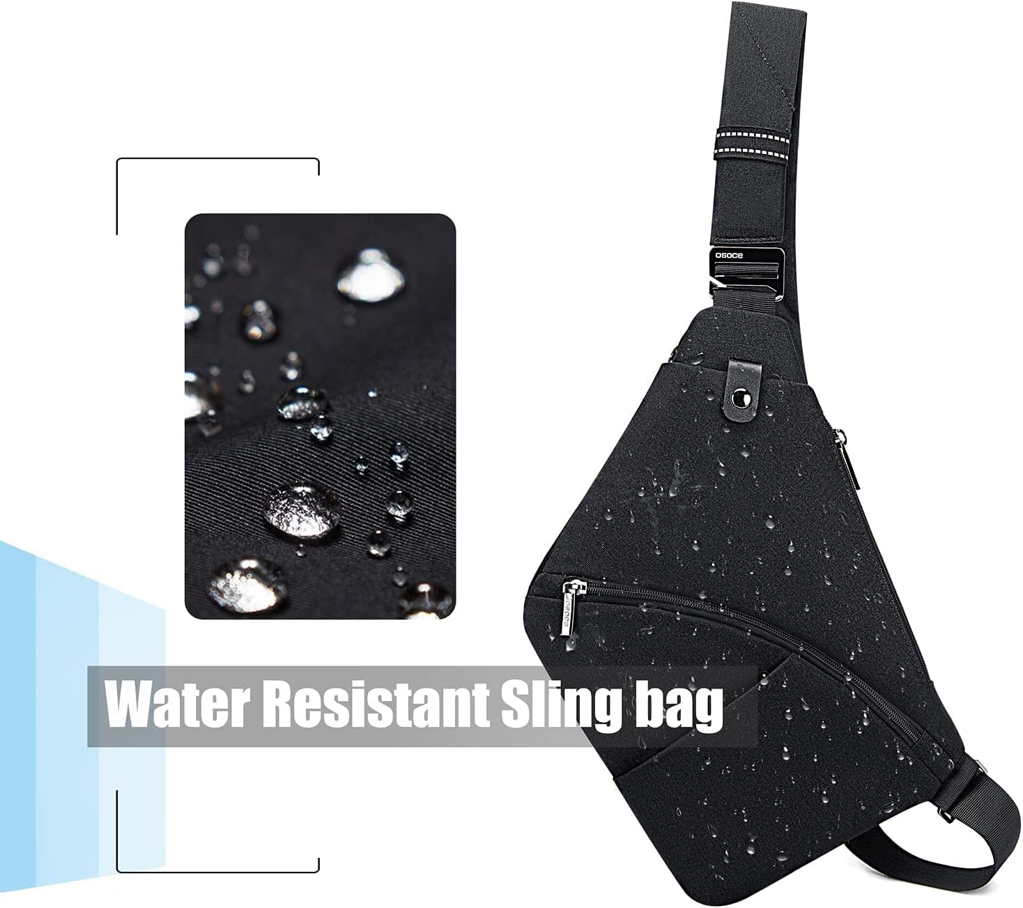 Men's Anti-Theft Sling Bag - Travel & Casual Crossbody Shoulder Bag