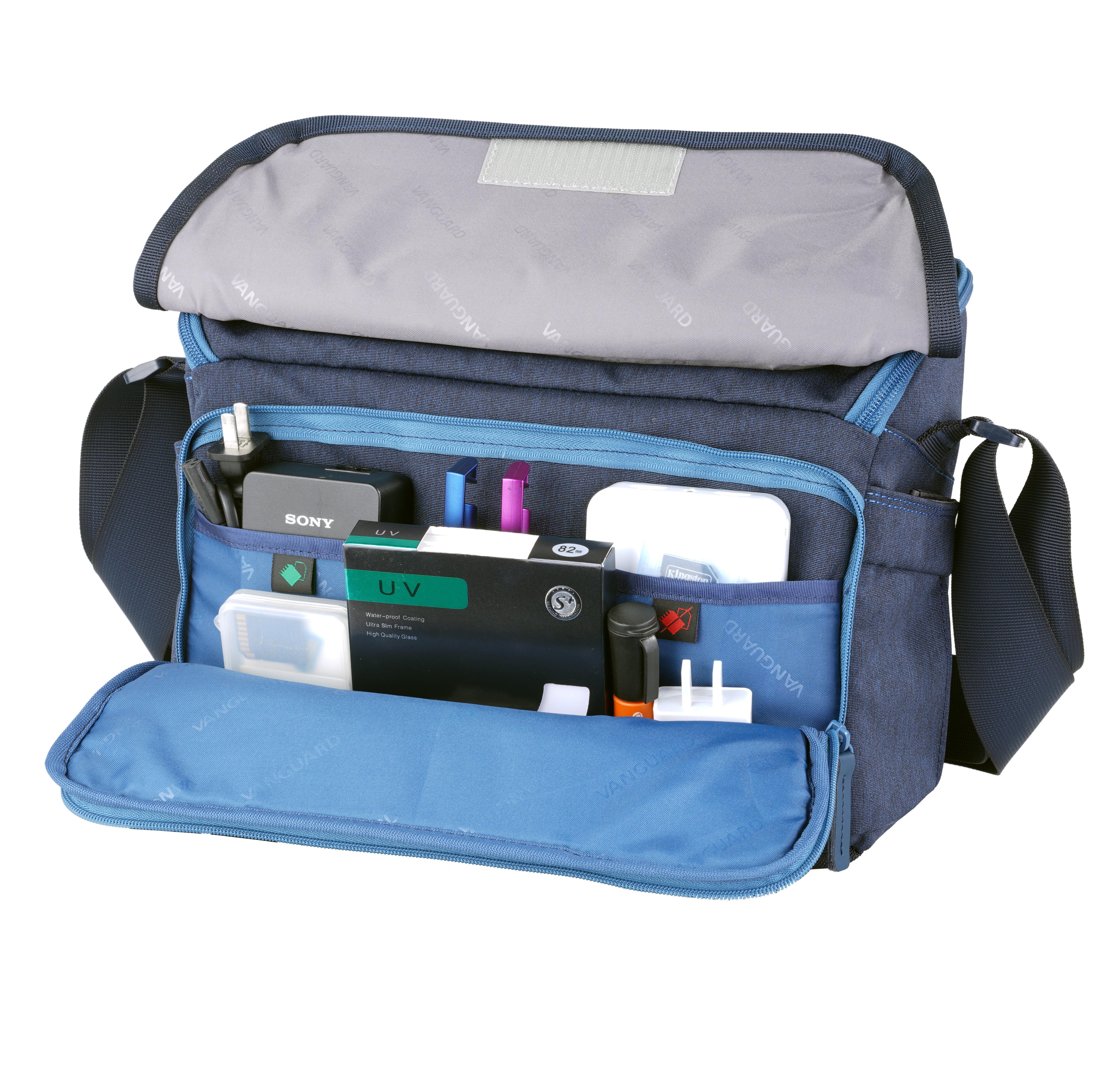 VEO Range 32M NV Navy Blue Waterproof Messenger Camera Bag - Perfect for Travel, Photography & Outdoor Adventures