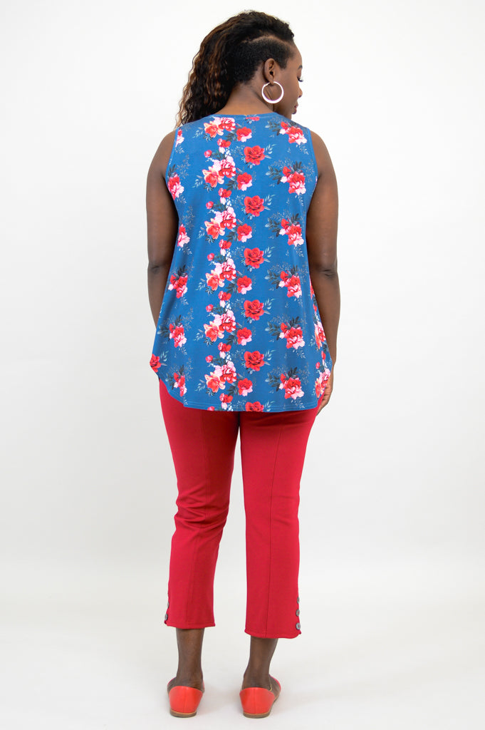 Jazz Tank Top - Rosaline Bamboo Fabric - Women's Casual & Comfortable Summer Tops - Perfect for Yoga, Beach & Everyday Wear