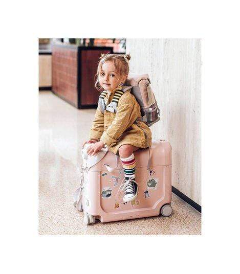 Stokke by JetKids BedBox & Crew Backpack Travel Bundle - Kids In-Flight Sleep Solution for Airplane Travel with Storage & Comfort