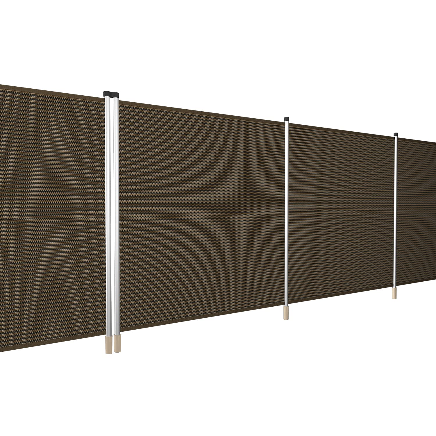 E&K 6' High x 29' Long Privacy Pool Fence - Removable Freestanding Safety Barrier for Inground Pools, Backyard Security & Garden Protection | Perfect for Outdoor Swimming Pool Safety, Deck Privacy & Pet Protection
