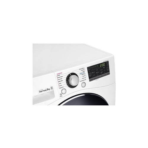 LG 8kg Heat Pump Condenser Dryer - Energy Efficient Laundry Solution for Homes & Apartments | Perfect for Small Spaces & Eco-Friendly Drying