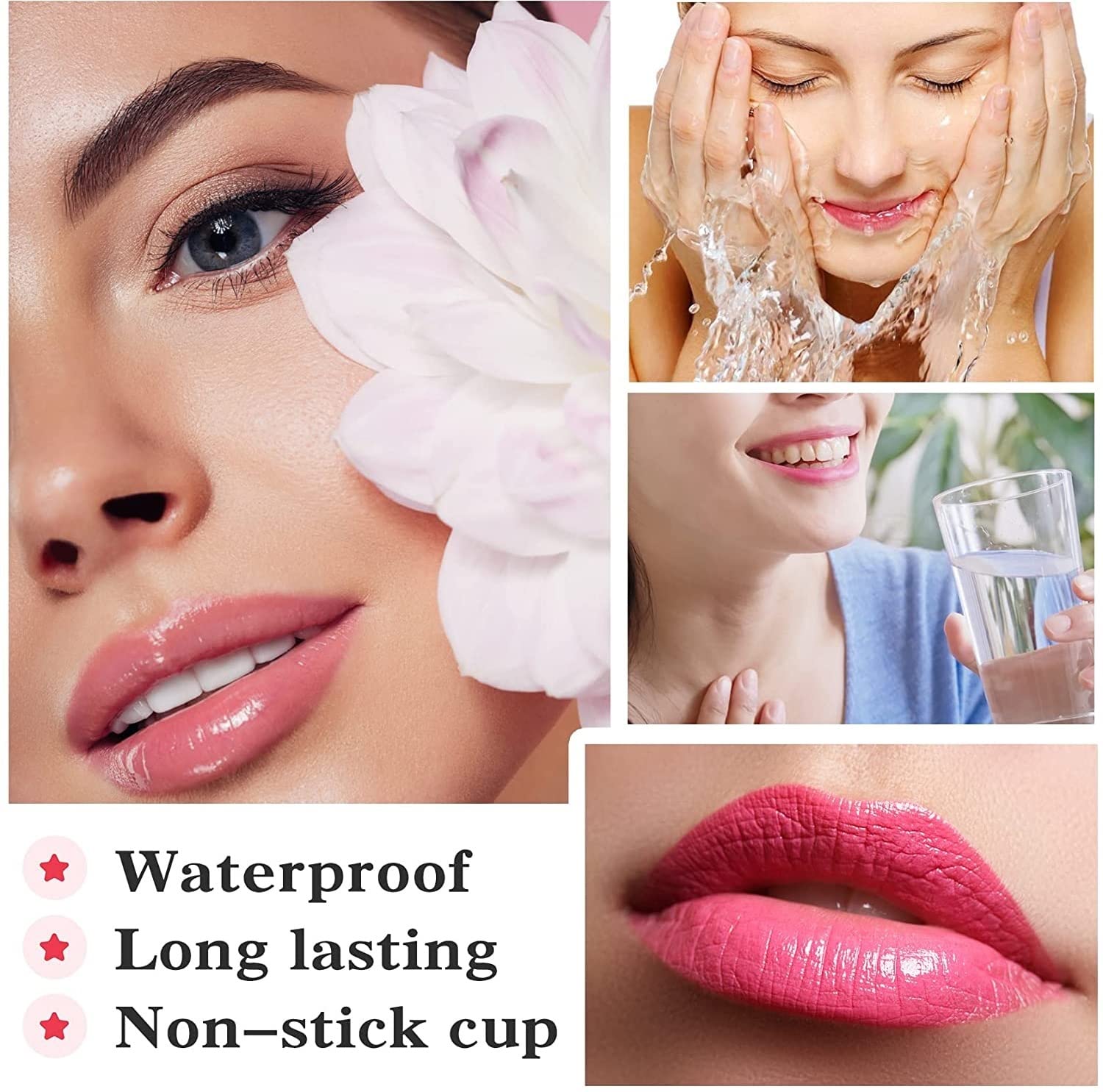 Long-Lasting Smudge-Proof Gel Lipstick - Hydrating Matte Finish for All-Day Wear | Perfect for Work, Parties & Everyday Makeup Looks