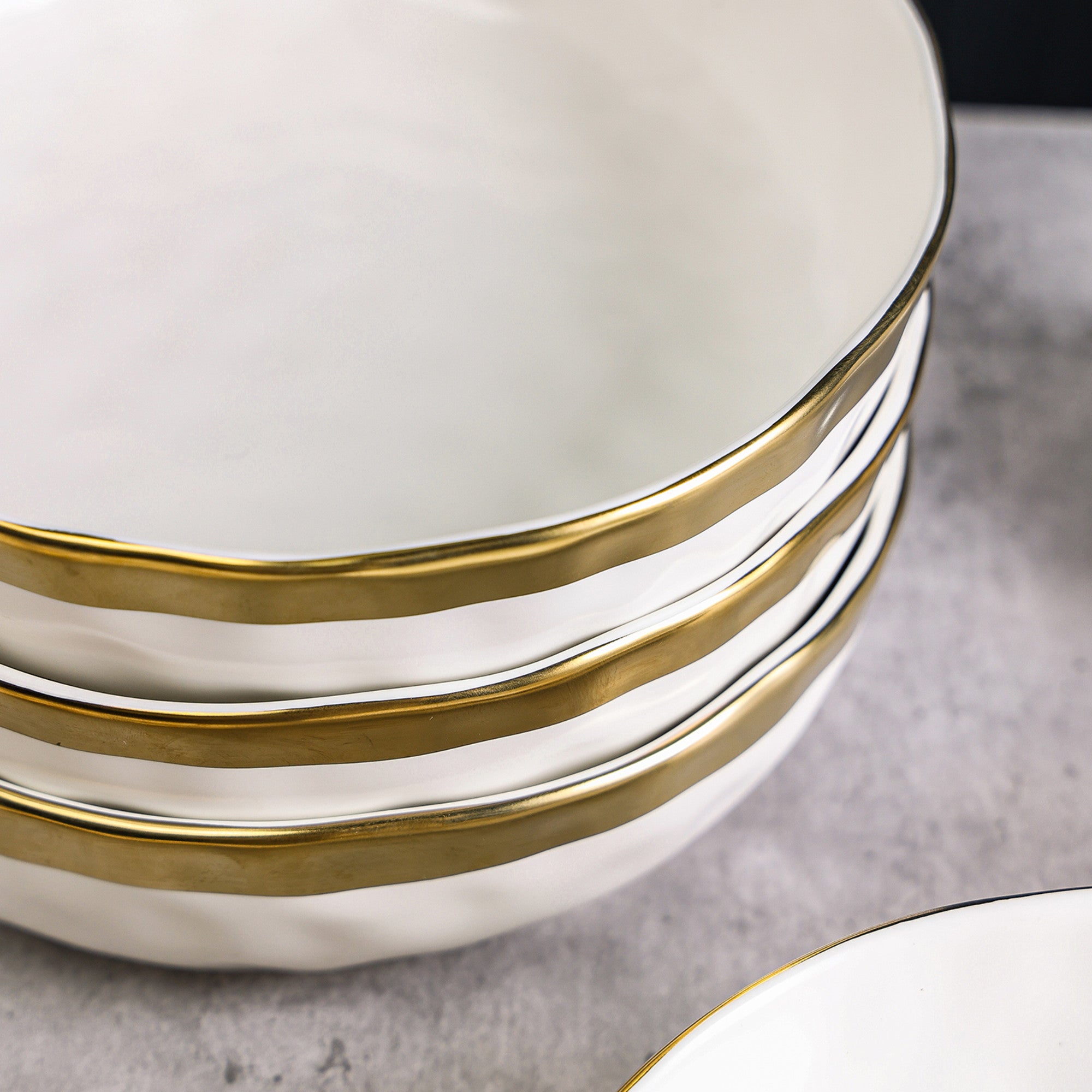 Florian Porcelain Pasta Bowl - Elegant White Ceramic Dinnerware for Italian Cuisine | Perfect for Restaurants, Home Dining & Gift Giving