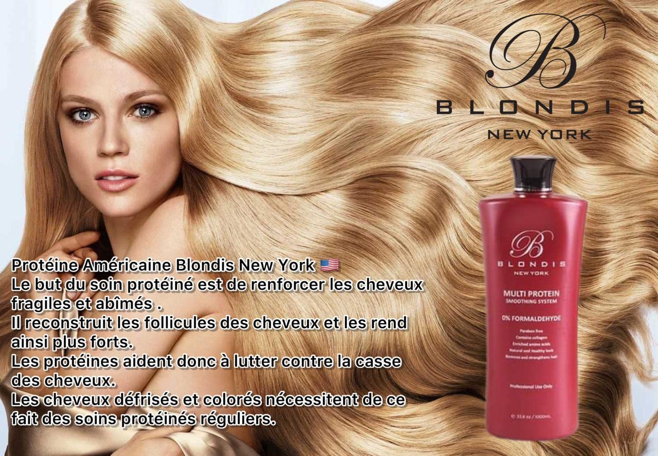 Multi-Protein Hair Treatment with 0% Formaldehyde - Deep Conditioning for Damaged Hair | Salon-Quality Repair at Home