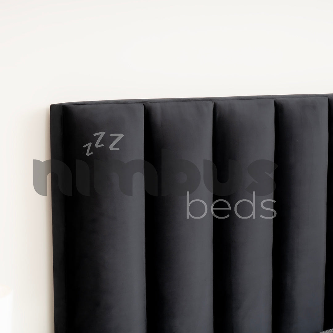 Louie Bed Frame - Queen Size Modern Platform Bed with Wooden Slats & Sturdy Metal Legs | Perfect for Bedrooms, Guest Rooms & Apartments