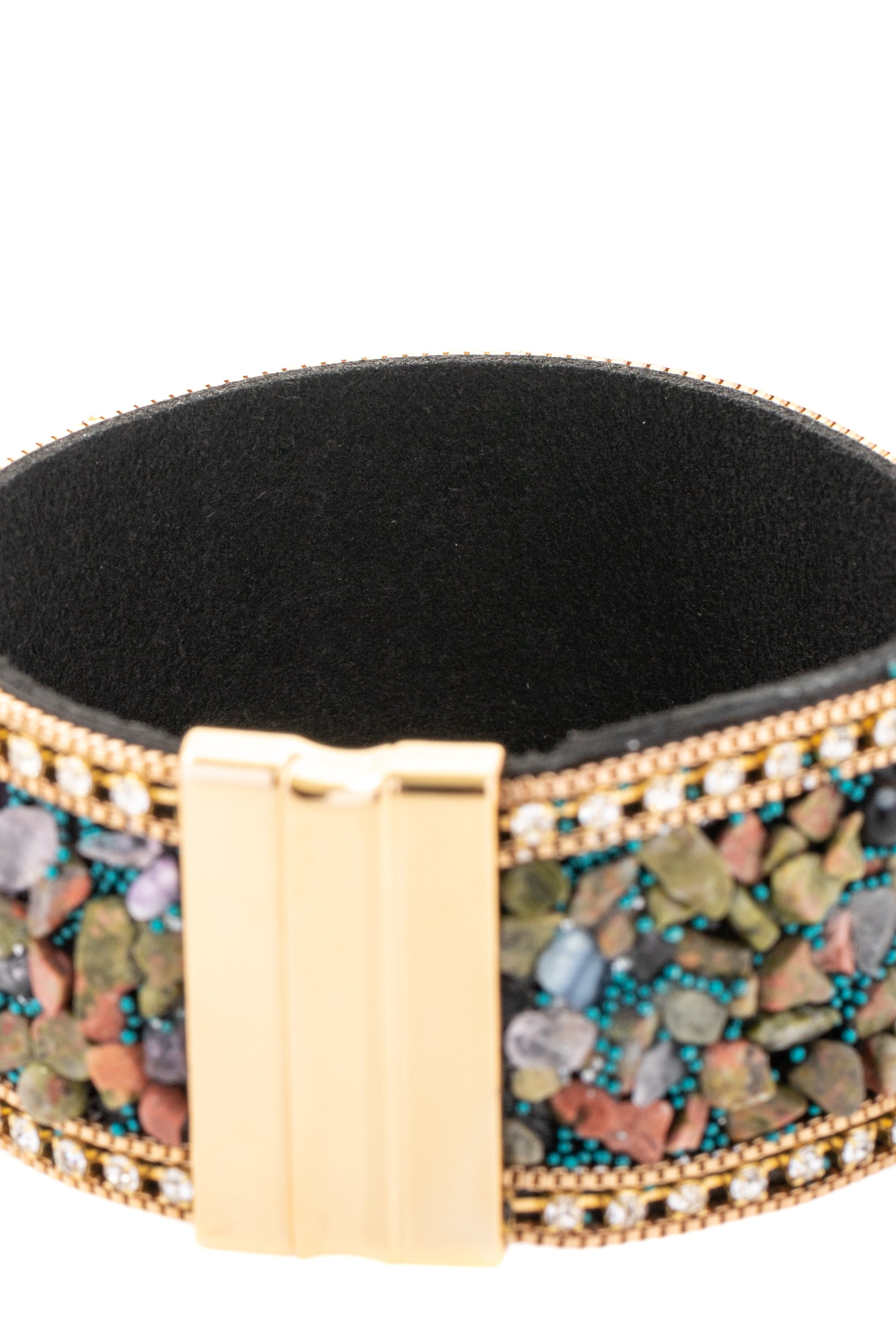Stylish Gravel Beaded Bracelet for Women - Handmade Natural Stone Jewelry - Perfect for Boho Fashion, Yoga & Everyday Wear