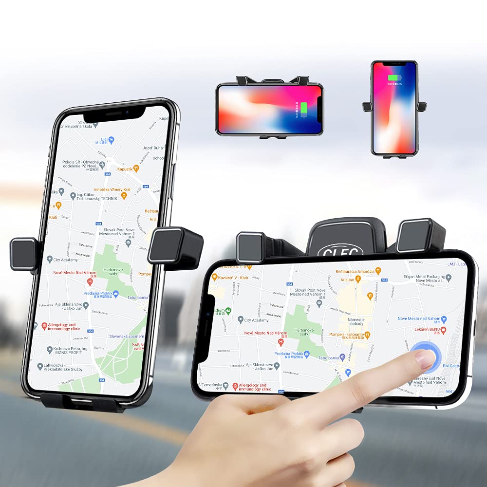 360° Rotating Adjustable Gravity Car Phone Holder for Honda CR-V 2017-2022 | Universal Air Vent Phone Mount Compatible with 4-7 Inch Smartphones (Black) | Perfect for Hands-Free Navigation & Safe Driving
