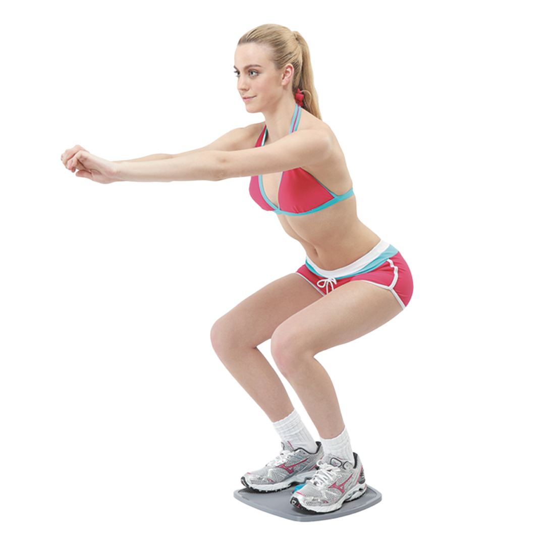 66Fit Balance Board - Adjustable Height for Stability Training, Core Workouts & Rehabilitation - Perfect for Home Gym, Yoga & Physical Therapy
